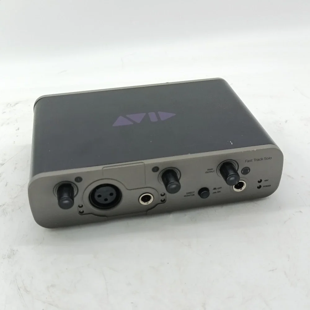 Avid Fast Track Solo USB Audio Interface Desktop Recording 9100-65514-00 C B2